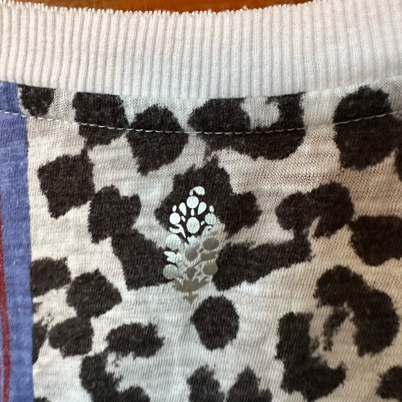 Free People Movement Printed Love Tank Leopard Black Combo, size L - Picture 6 of 6